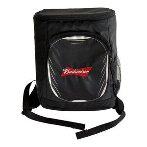 Budweiser Cooler Arctic Zone Leeds Black Soft Shell Shoulder Strap Ice Chest